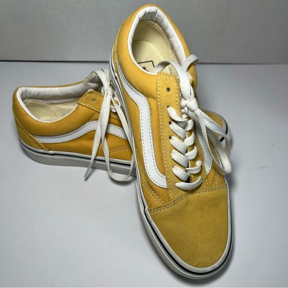 Vans Color Theory Old Skool Skate Sneakers Shoes Golden Glow Men 6/7.5 Women - Picture 9 of 10